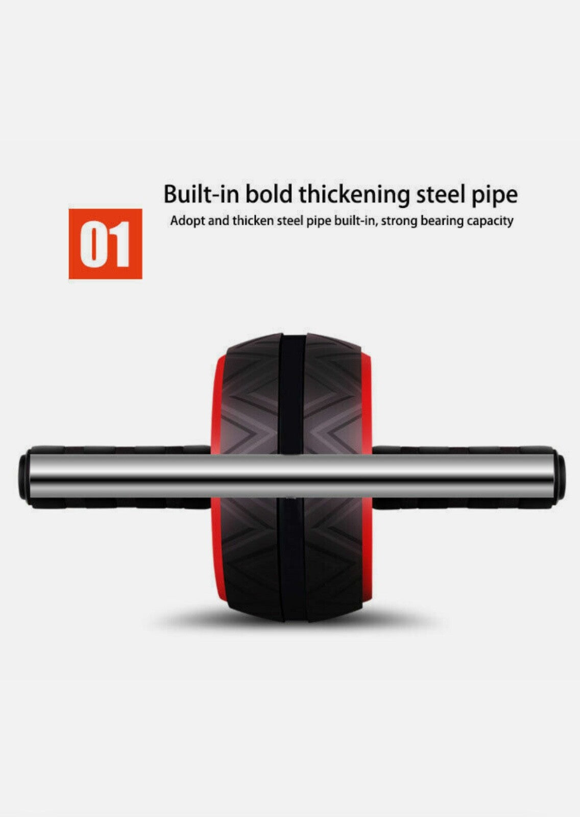 Pro Abs Roller Exercise Wheel Abdominal Core Strength Workout Muscle Cruncher by Ruckoff